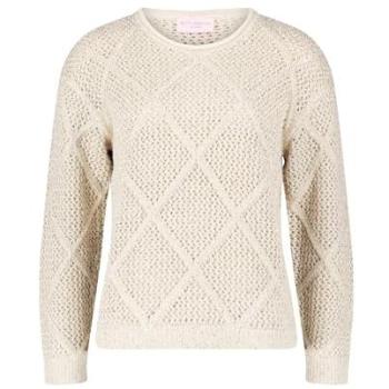 Damen Strickpullover mit Rundhalsausschnitt und Effektgarn