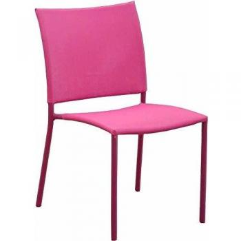 Proloisirs Chaise de Jardin Bonbon pour Enfant avec structure en métal et revêtement en polyester imperméable