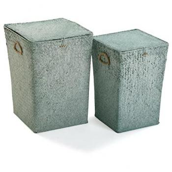 Grüner Versammlungskorb „Seetang“ – 2‑er Set – 35 × 50 × 35 cm
