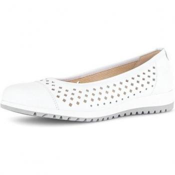 Gabor FLORENZ Ballerina – Freizeitschuh, bequeme Halbschuhe, Weite G (breit)