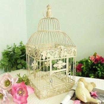 Cage à oiseaux pour mariage 23x23x49cm