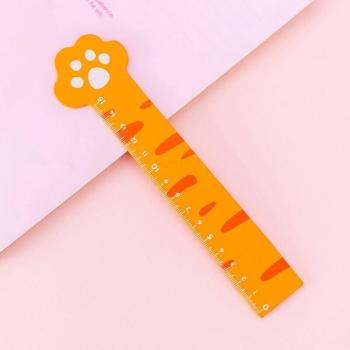 Kawaii Cat Paw Study Ruler and Bookmark