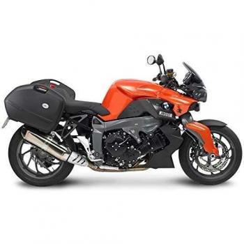 Coppia Valigie Laterali Monokey-Side Kappa K33N nero goffrato