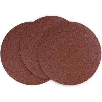 Disques abrasifs auto‑agrippants – grain 120 – diamètre 200 mm – lot de trois
