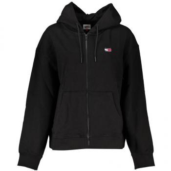 Black Zip Hoodie Women's Casual Style XS