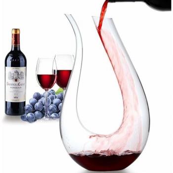 Handgefertigte Karaffe für Rotwein