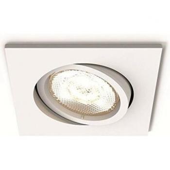 Philips myLiving Warmglow LED-Einbauspot Shellbark – 1‑Flamme, weiße Version
