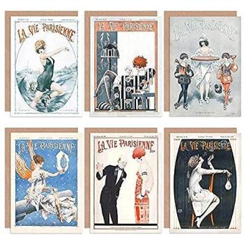 French Femme Dream Greeting Card Bundle – 6 Pieces