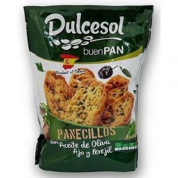 Panecillos Tostados con Aceite de Oliva, Ajo y Perejil, 160g