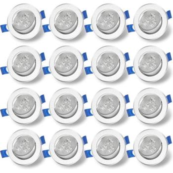 Spot 3W Blanc Froid 6000K – Pack 20 unités