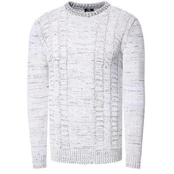 Herren Rundhals-Pullover RUSTY NEAL, Weiß, Größe S