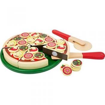 Small Foot 1686 Holzspielzeug Pizza zum Schneiden