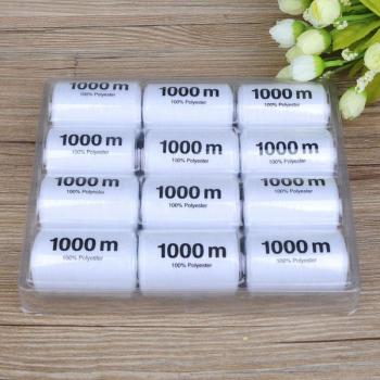 1000m Black Polyester Sewing Thread