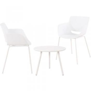 Système de sièges Berena Blanc en paire (2 chaises)