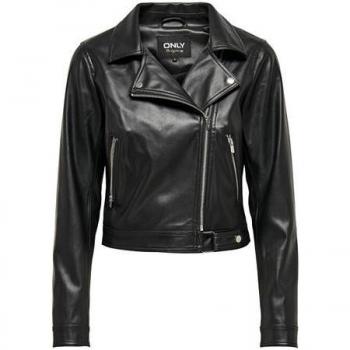 ONLY Dámská černá bunda ONLBEST FAUX 15238135 L