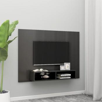 TV‑Schrank „Grau Reflekt“ – 135 × 23,5 × 90 cm Spanplattenbau
