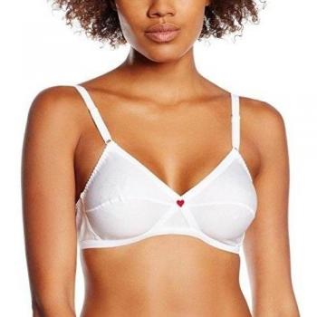 Reggiseno Sin Aros Lovable Lov'ring Pizzo, Parte de Arriba de Bikini Para Mujer, Blanco