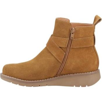Women's Lyra Tan Winter Ankle Suede Boots (Hush Puppies)