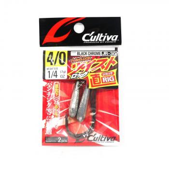 Owner’s 4/0 Straight Jig Rig with JR‑30 Twist Lock – 1/4 oz (5480)