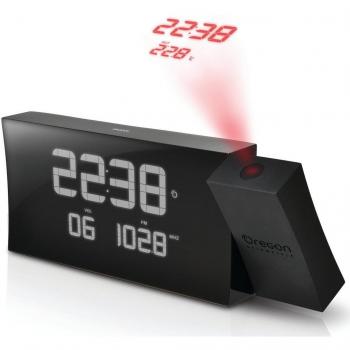 Oregon Scientific RRM‑222PN Prysma Wetter‑Projektor & Wecker, Dunkelgrau