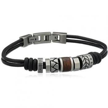 Cinturino Fossil Uomo JF84196040 – Nero, Acciaio Inossidabile