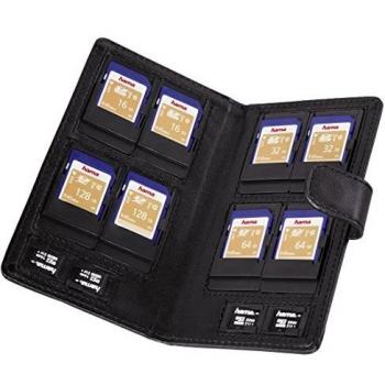 Hama Fototasche »Speicherkarten Tasche Vegas, M, Schwarz, für max. 12 Speicherkarten«