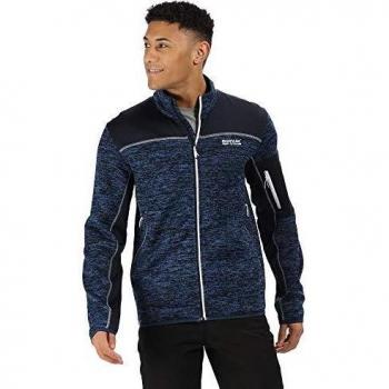 Regatta Herren Collumbus VI Stretch‑Fleece mit Vollreißverschluss – Navy Preußisch – S