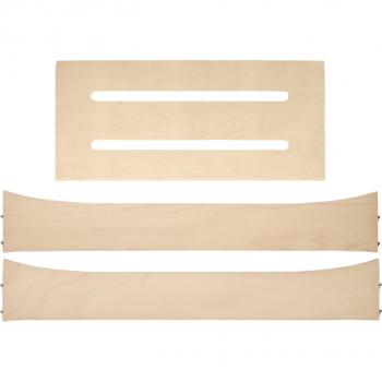 Leander Jr. Bed Components – White Wash V16