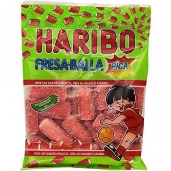 BOLSITA B. BALLA PICA FRESA 100G HARIBO (18 unds)