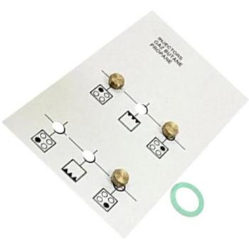 Ensemble injecteurs butane Four Beko référence 4431900075