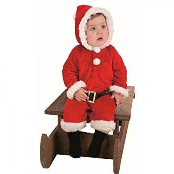 Pelele de Noël Rouge Bébé (jusqu'à 6 mois)