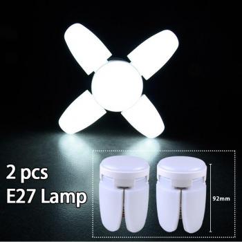 Mini LED Deckenlampe mit Ventilator für Garage und Werkstatt, E27, 28W, 85-265V