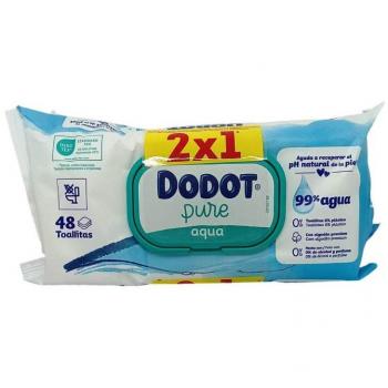 Aqua Pure Baby: Dodot 14×48 toallitas de agua