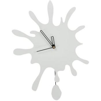Pendeluhr im Farbklecks-Design