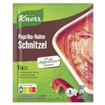 Knorr Fix Schnitzel in Paprika-Rahm 43g, 21er Pack