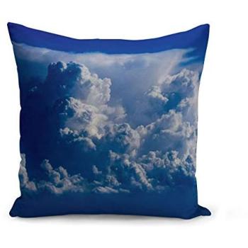 Coussin Naturel Ciel Bleu 40x40 cm