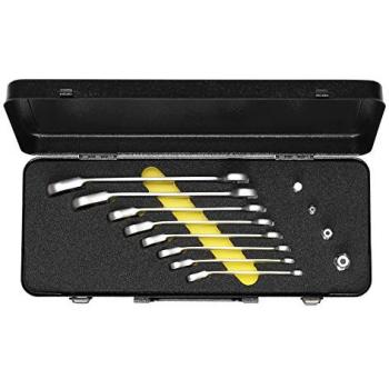 ELORA Kombi-Maulschlüssel-Set, 8-teilig, umschaltbar mit Ringratsche