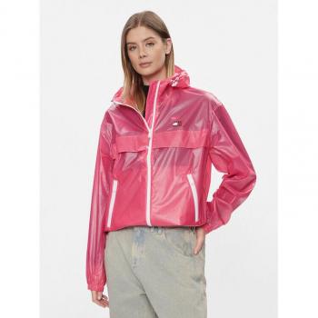 Chicago Glossy Tech Tommies Giacca a Vento Rosa Fit Regolare
