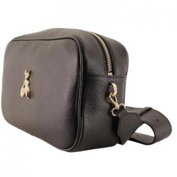Borsa a tracolla Patrizia Pepe in pelle nera