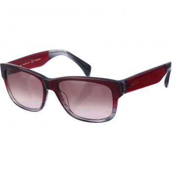 Jil Sander Black Oval Acetate Sunglasses