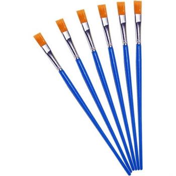 100Pcs Fine Thin Hook Line Flat Nylon Paint Brushes for Art
