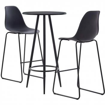 VidaXL Ensemble de Bar 3 pcs Table et Chaises de Pub Mobilier de Comptoir 279714