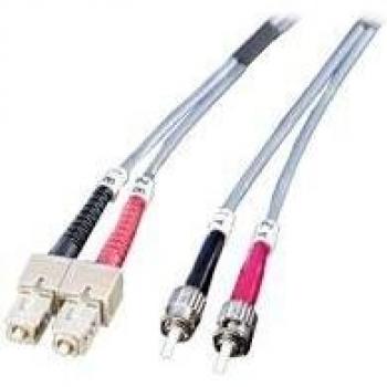 Cable de Fibra Óptica ST/SC 5 m, 62.5/125µm, Naranja
