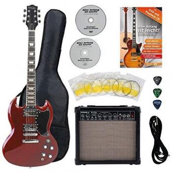 Kit Star‑Trek S‑Red – Guitare Electrique, Accès et Ampli