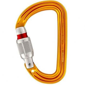 Petzl Yellow Sm'D Screw Lock Carabiner