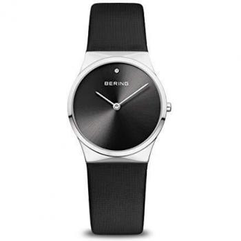 Bering Classic Quartz Movement Black Dial Ladies Watch 12130-602