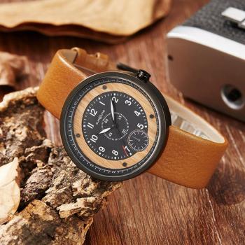 Bamboo Time – Reloj Unisex de Madera
