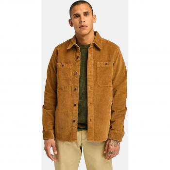 Sobrecamisa de Algodón Pana Timberland Hombre Corte Regular