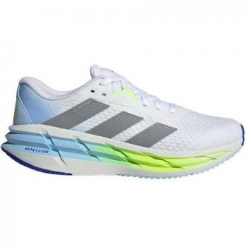 Adidas Adistar 3 chaussures de course homme taille 10 UK (blanc, gris)