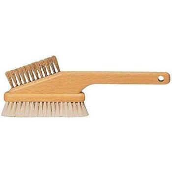 Brosse blanche pour ordinateur avec poils naturels